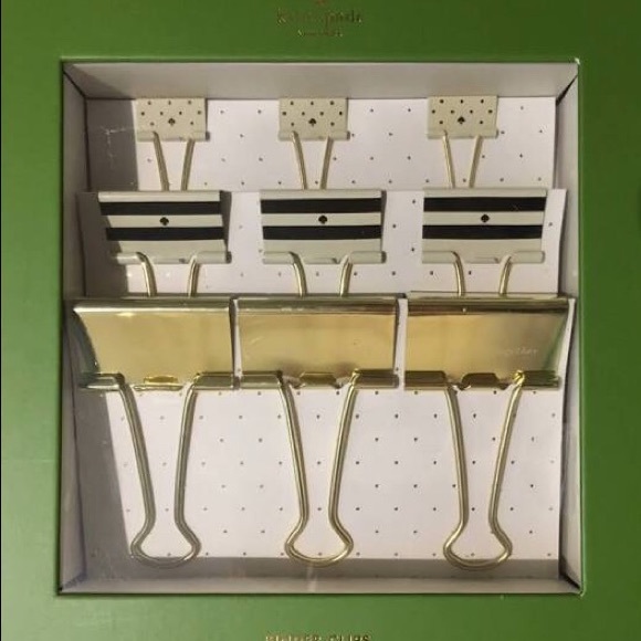 kate spade Other - Kate Spade binder clips, NWT
